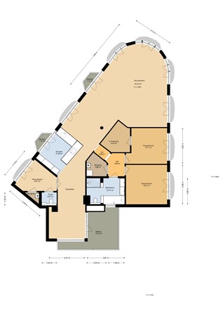 Floorplan - Hofweg, 2511 AA Den Haag